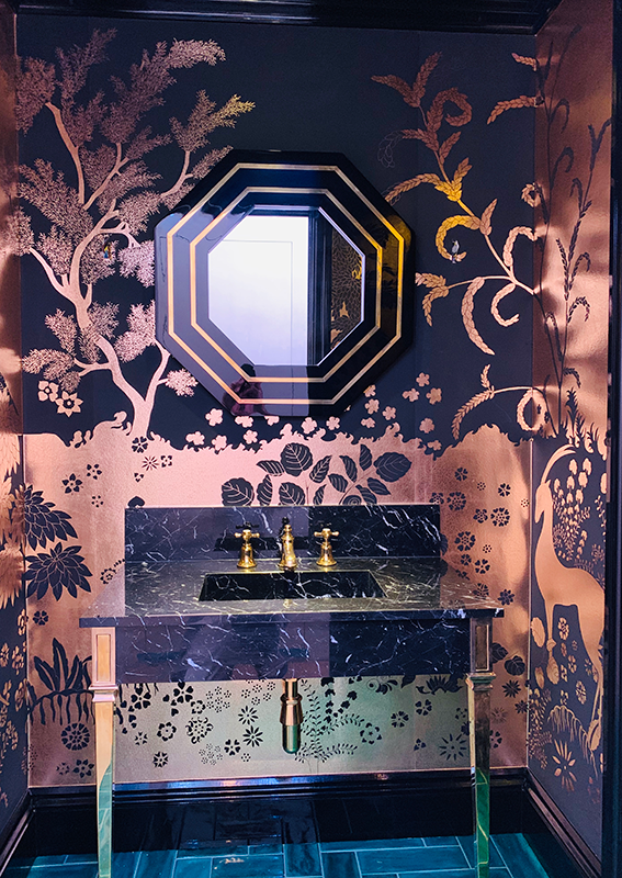 de Gournay, Rateau installation by Medlin with Paint