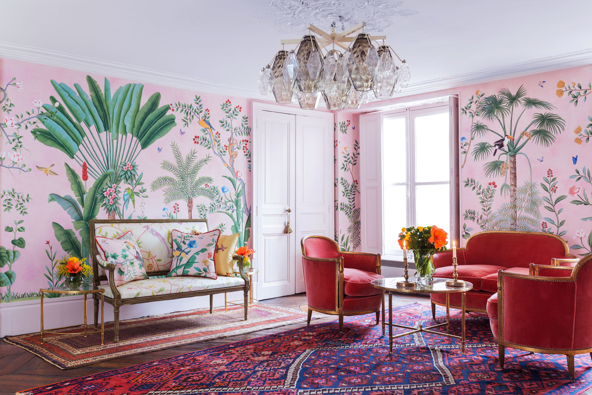 Amazonia Chinoiserie, de Gournay installation