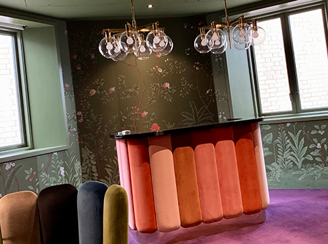 de Gournay, Basement Bar, Berkshire