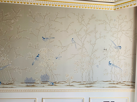 de Gournay, Earlham, Royal Suite, Claridges, London