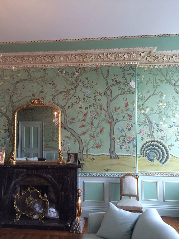 Drawing Room, Full Redecoration, Brighton, dragging, stippling, broken colourwork, paint effects, decorating, restoration